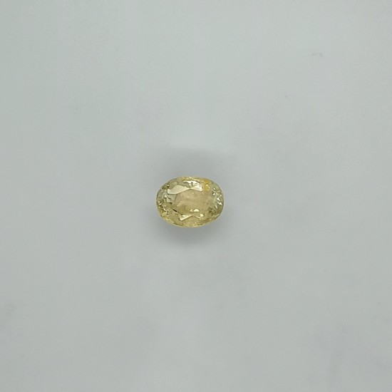 Yellow Sapphire (Pukhraj) 6.24 Ct gem quality